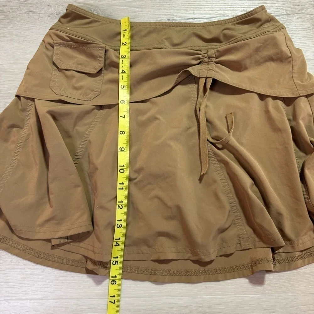 Athleta Y2K Wherever Low Rise Utility Skort, Tan, Size 2P - Picture 14 of 14